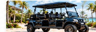 Carrito de golf de 6 plazas
