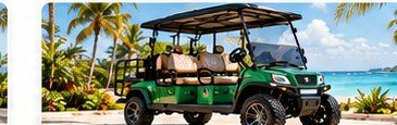 Carrito de golf personalizado